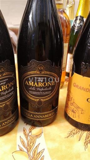 Vin Rouge sec Amarone Villa Annaberta 2013 Italie Vénétie Amarone della Valpolicella
