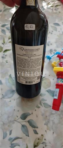 Vin Blanc sec Exultet Quintodecimo 2022 Italie Campanie Fiano di Avellino