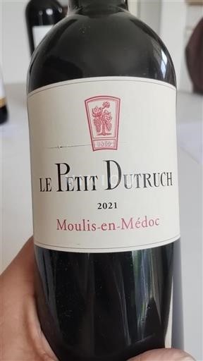 Bordeaux Moulis-en-Médoc Château Dutruch Grand Poujeaux Le Petit Dutruch 2021