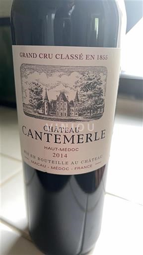 Bordeaux Haut-Médoc Grand Cru Château Cantemerle 2014