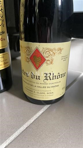 Rhônen laakso Côtes-du-rhône A. Clape 2019