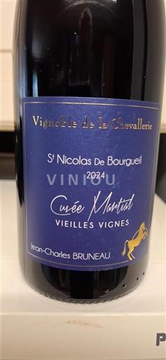 Dolina Loare Saint-Nicolas-De-Bourgueil Vignoble de la Chevallerie Martial Vieilles Vignes 2024
