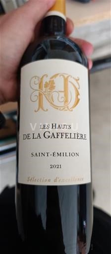 Bordeaux Saint-Émilion La Gaffelière Les Hauts de la Gaffelière 2021