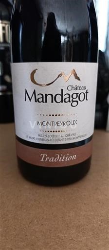 Languedoc Ospecificerad Château Mandagot Tradition 2021