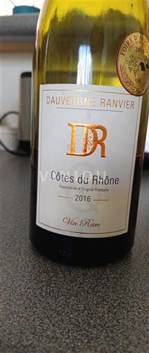 Rona dolina Côtes-du-Rhône Dauvergne Ranvier Vin Rare 2016