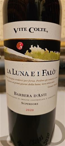 Piémont Barbera d'Asti Vite Colte La Luna e i Falò 2020