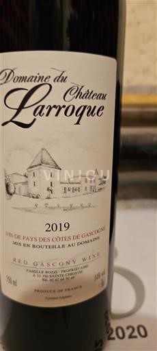 Sydvestfrankrig Côtes de Gascogne Château Larroque 2019