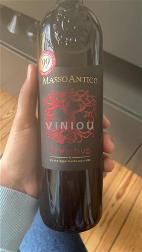 Vin Rouge sec Primitivo Masso Antico Non millésimé Italie Pouilles Primitivo di Manduria