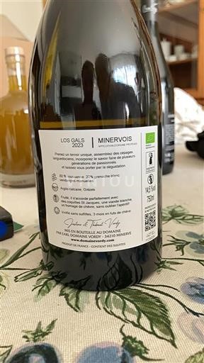 Languedoc Minervois Vordy Los Gals 2023