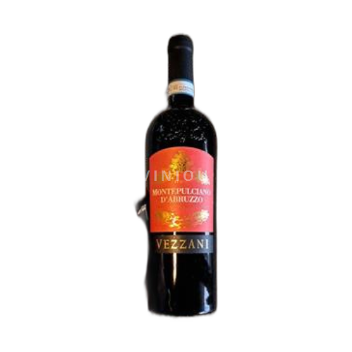 Vin Rouge sec Vezzani Non millésimé Italie Abruzzes Montepulciano d'Abruzzo DOC
