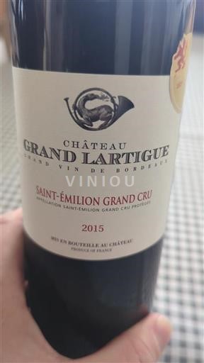 Bordeaux Saint-Émilion Grand Cru Château Grand Lartigue 2015