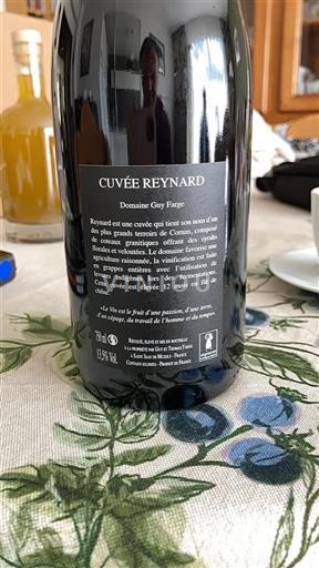 Údolí Rhôny Cornas Guy Farge Reynard 2018