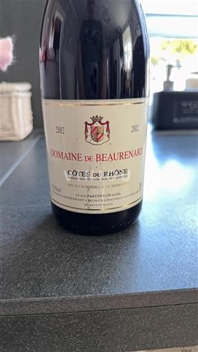 Vallée du Rhône Côtes-du-rhône Beaurenard 2002
