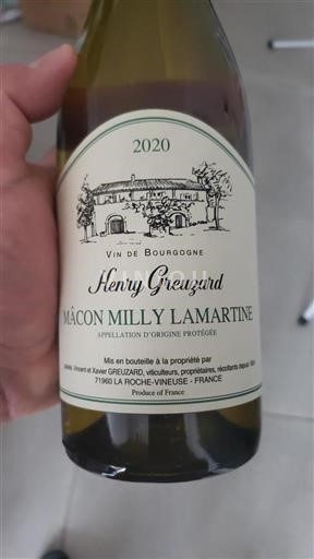 Bourgogne Mâcon och Mâcon-Villages Henry Greuzard 2020