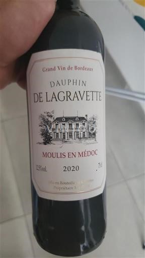 Bordeaux Moulis-en-Médoc Dauphin de Lagravette 2020