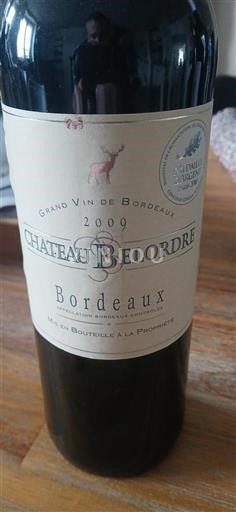 Bordeaux Château Belordre 2009