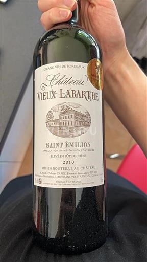 Bordeaux Saint-Émilion Vieux Larthe 2010