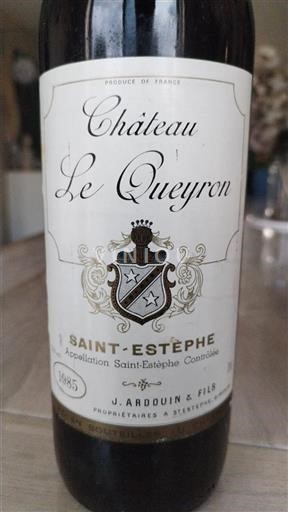 Burdeos Saint-Estèphe Château Le Queyron 1985