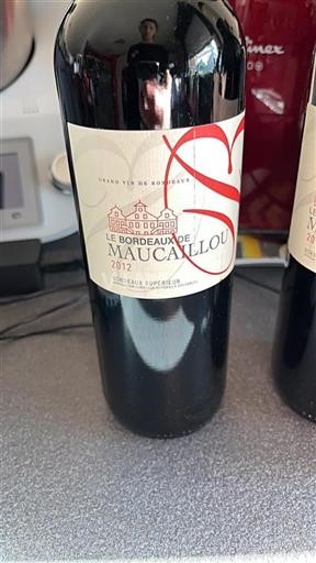 Bordeaux Bordeaux supérieur Château Maucaillou Le Bordeaux de Maucaillou 2012