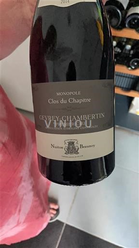 Burgundsko Gevrey-Chambertin Premier Cru Nuiton Beaunoy Clos du Chapitre 2014