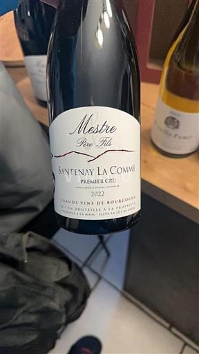 Bourgogne Santenay Premier Cru Mestre Père & Fils Santenay La Comme 2022