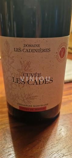 Rhône Valley Côtes-du-Rhône Domaine Les Cadinières Les Cades 2022