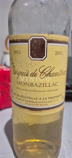 Lounais-Ranska Monbazillac Marquis de Chamterac 2015