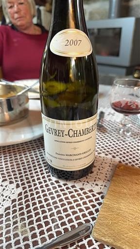 Bourgogne Gevrey-chambertin Domaine Marchand-Grillot 2007