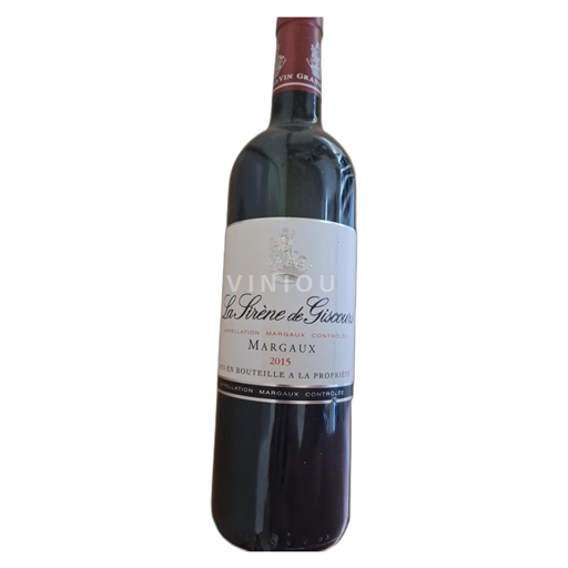 Bordeaux Margaux Giscours La Sirène de Giscours 2015
