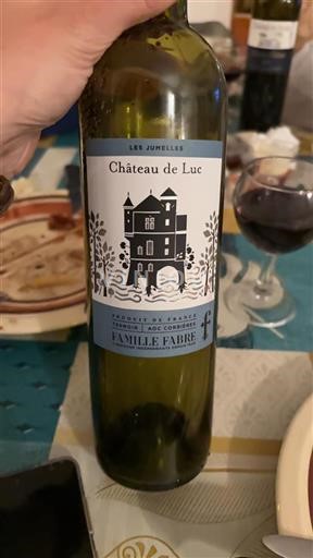 Languedoc Corbières Château Luc Les Jumelles 2020