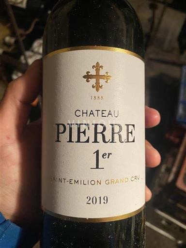 Burdeos Saint-Émilion Grand Cru Château Pierre 1er 2019