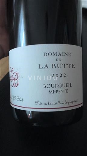 Valle della Loira Bourgueil Domaine La Butte Mi-Pente 2022