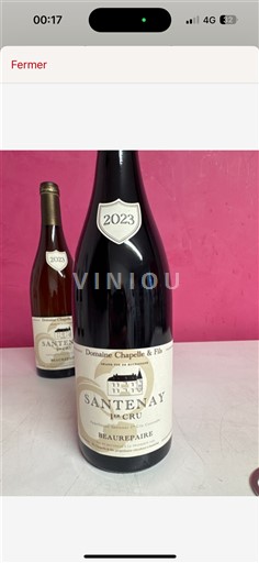 Bourgogne Santenay Premier Cru Chapelle & Fils Beaurepaire 2023