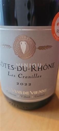 Údolí Rhôny Côtes-du-Rhône Les Vins de Vienne Les Cranilles 2022