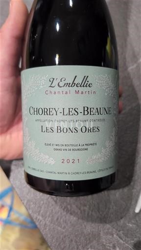 Bourgogne Chorey-lès-beaune Château L'Embellie Les Bons Ores 2021