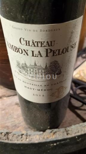 Bordeaux Haut-Médoc Château Cambon La Pelouse 2012