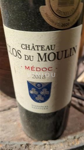 Bordeaux Médoc Château Clos du Moulin 2018