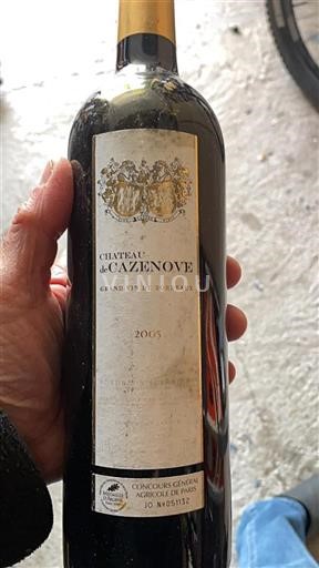 Bordeaux Bordeaux supérieur Château Cazenove 2005