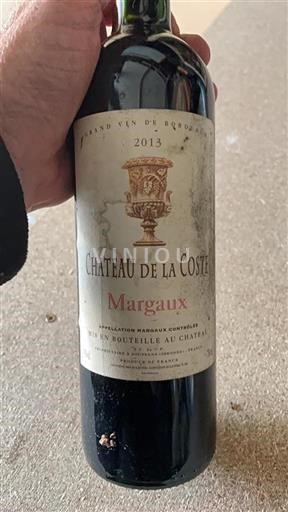 Bordeaux Margaux Grand Cru Château La Coste 2013