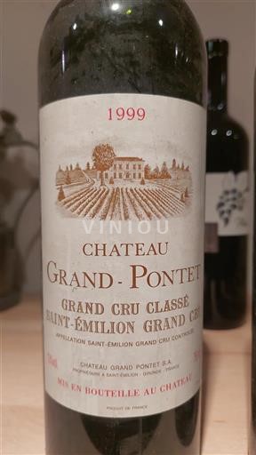 Bordeaux Saint-Émilion Grand Cru Grand Cru Grand-Pontet 1999