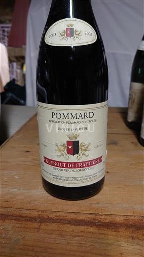 Burgund Pommard Guybout de Fraytière Clos de la Platière 2003