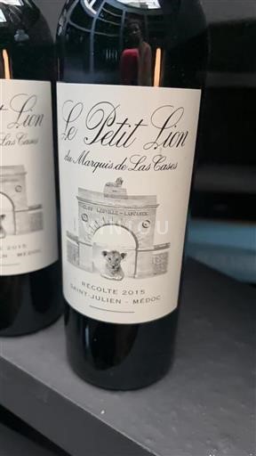 Bordeaux Saint-Julien Le Petit Lion du Marquis de Las Cases 2015