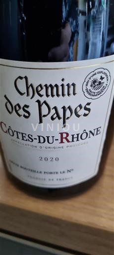 Rhône-dalen Côtes-du-Rhône Chemin des Papes 2020