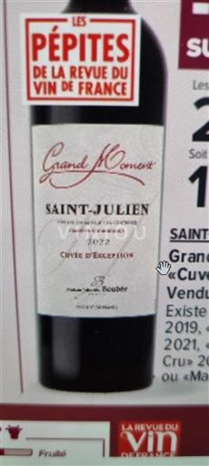Bordeaux Saint-Julien Grand moment d'exception 2022