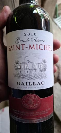 Sud-Ouest Gaillac Saint-Michel Grande Réserve 2016