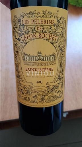 Bordeaux Saint-Estèphe Château Lafon-Rochet Les Pèlerins de Lafon-Rochet 2013