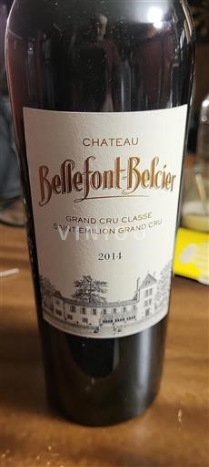 Bordeaux Saint-Émilion Grand Cru Grand Cru Classé Bellefont-Belcier 2014