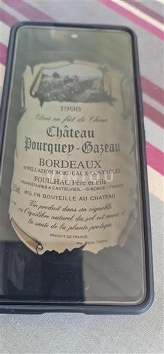 Bordeaux Château Pourquey-Gazeau 1998