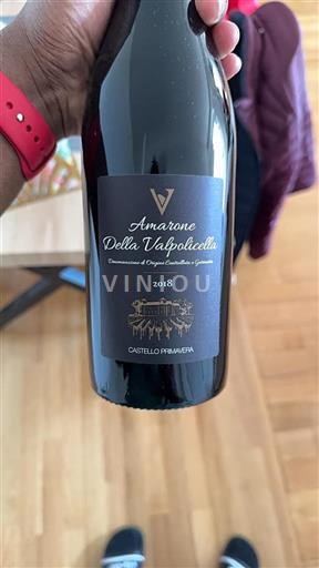 Vin Rouge sec Amarone Della Valpolicella Castello Primavera 2018 Italie Vénétie Amarone della Valpolicella