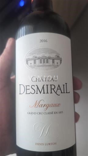 Bordeaux Margaux Château Desmirail 2016